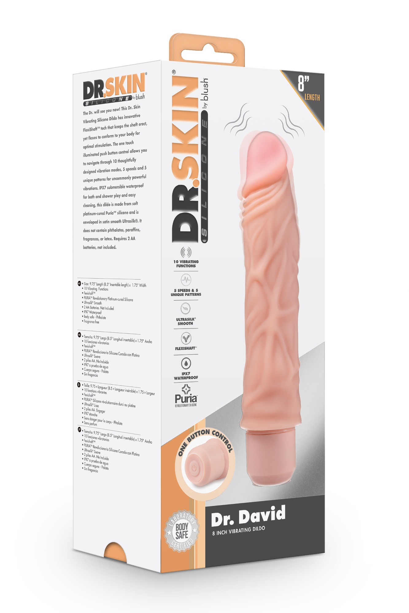 Vibrator Realist Dr. David, 10 Moduri Vi in SexShop KUR Romania