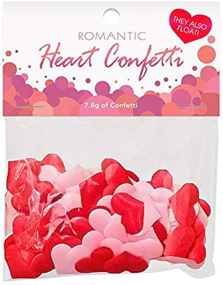 Romantic Heart Confetti, Poliester, 7.8  in SexShop KUR Romania