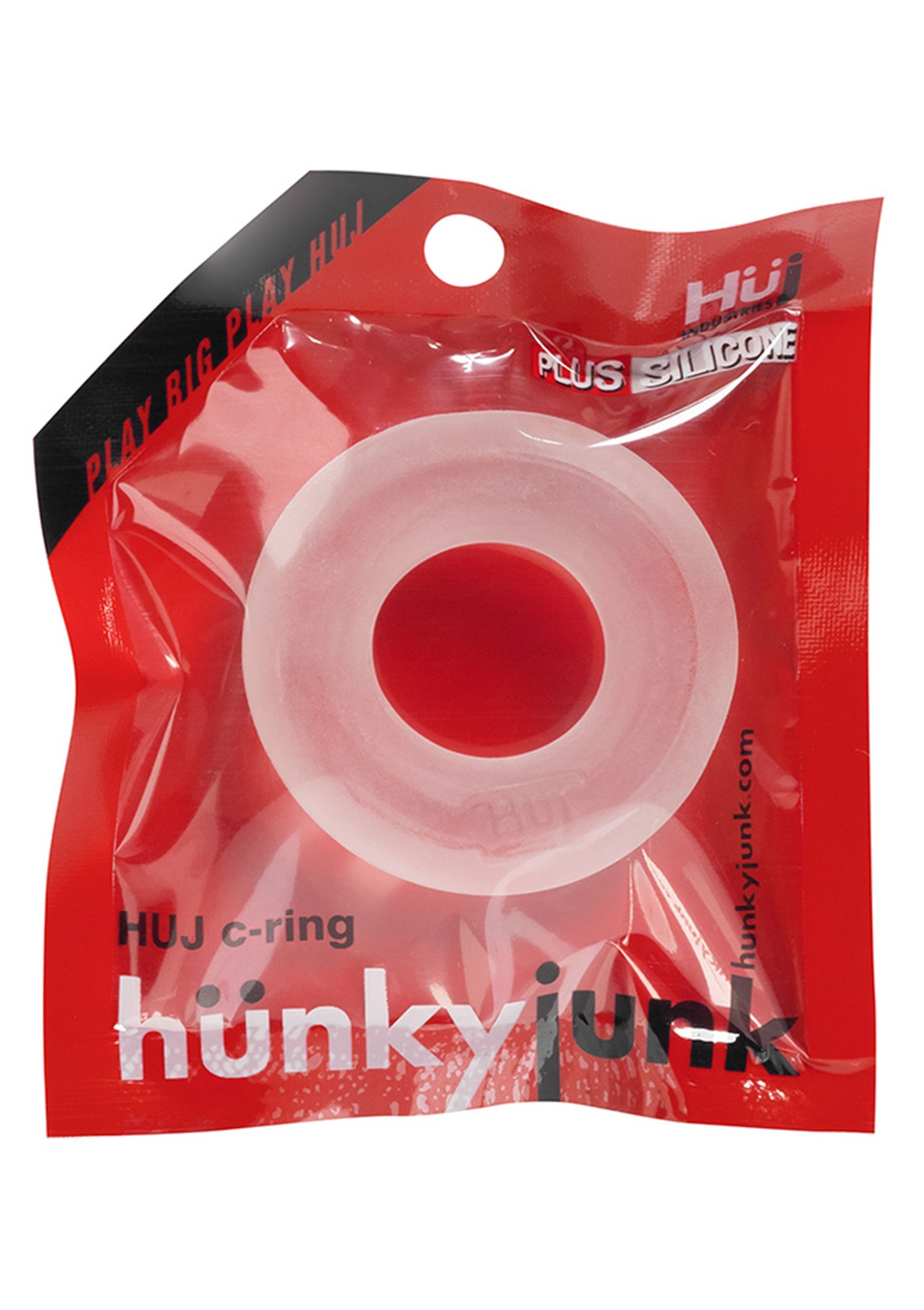 Inel de Penis Hunkyjunk C-ring Super Stretchy Transparent