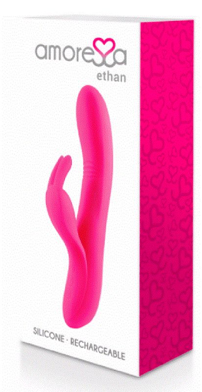 Vibrator Iepuras Ethan, 7+4 Moduri Stimu in SexShop KUR Romania