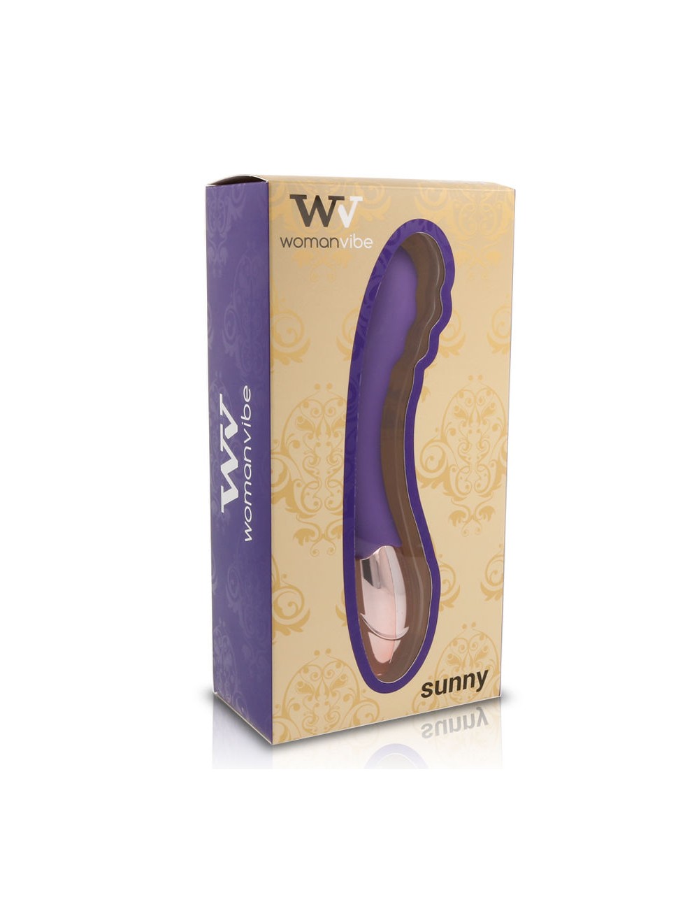 Vibrator Punctul G Sunny 10 Moduri Vibratii Silicon USB Mov/Auriu 19.7 cm - 2 | YEO