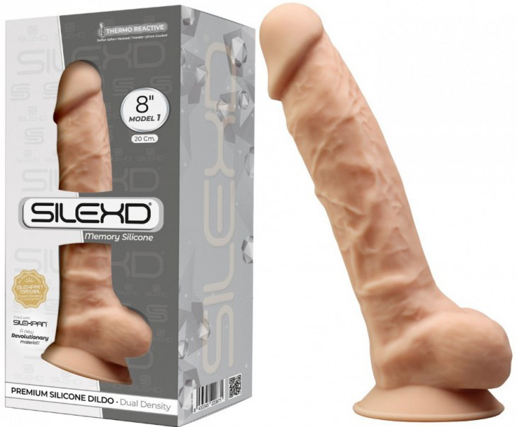 Dildo Thermo Reactive Silicon cu Memorie in SexShop KUR Romania