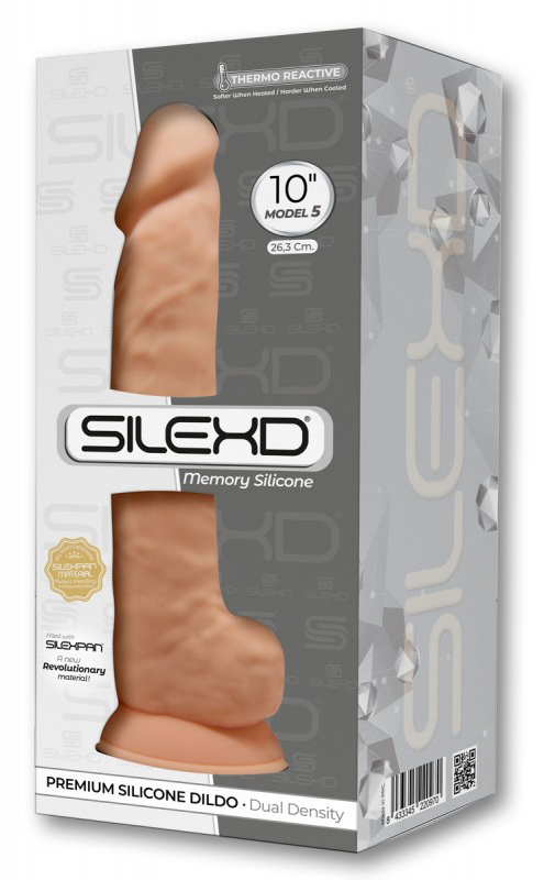 Dildo Thermo Reactive Silicon cu Memorie Dubla Densitate 26.3 cm