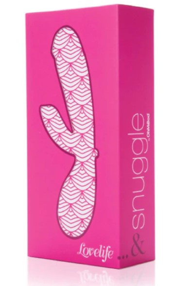 Vibrator Snuggle Dual Stimulation 7 Moduri Vibratii Silicon USB Roz