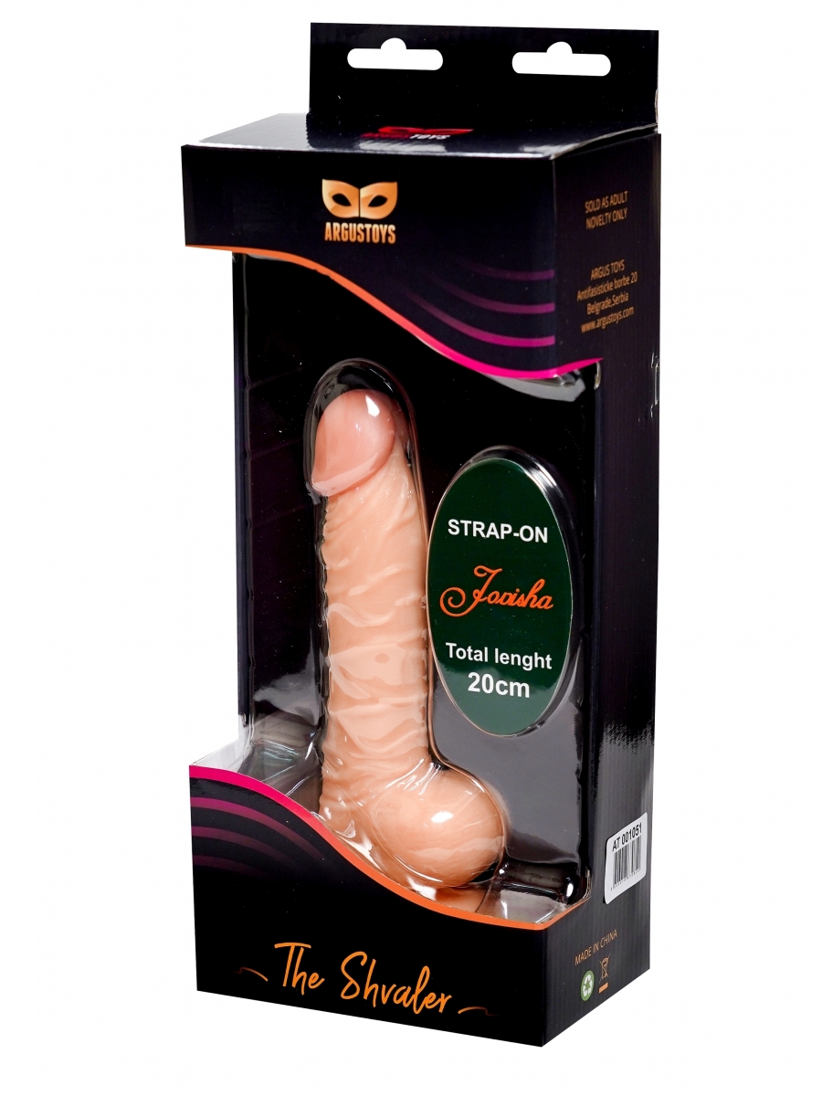 Strap-on Jovisha cu Dildo Realist, PVC,  in SexShop KUR Romania