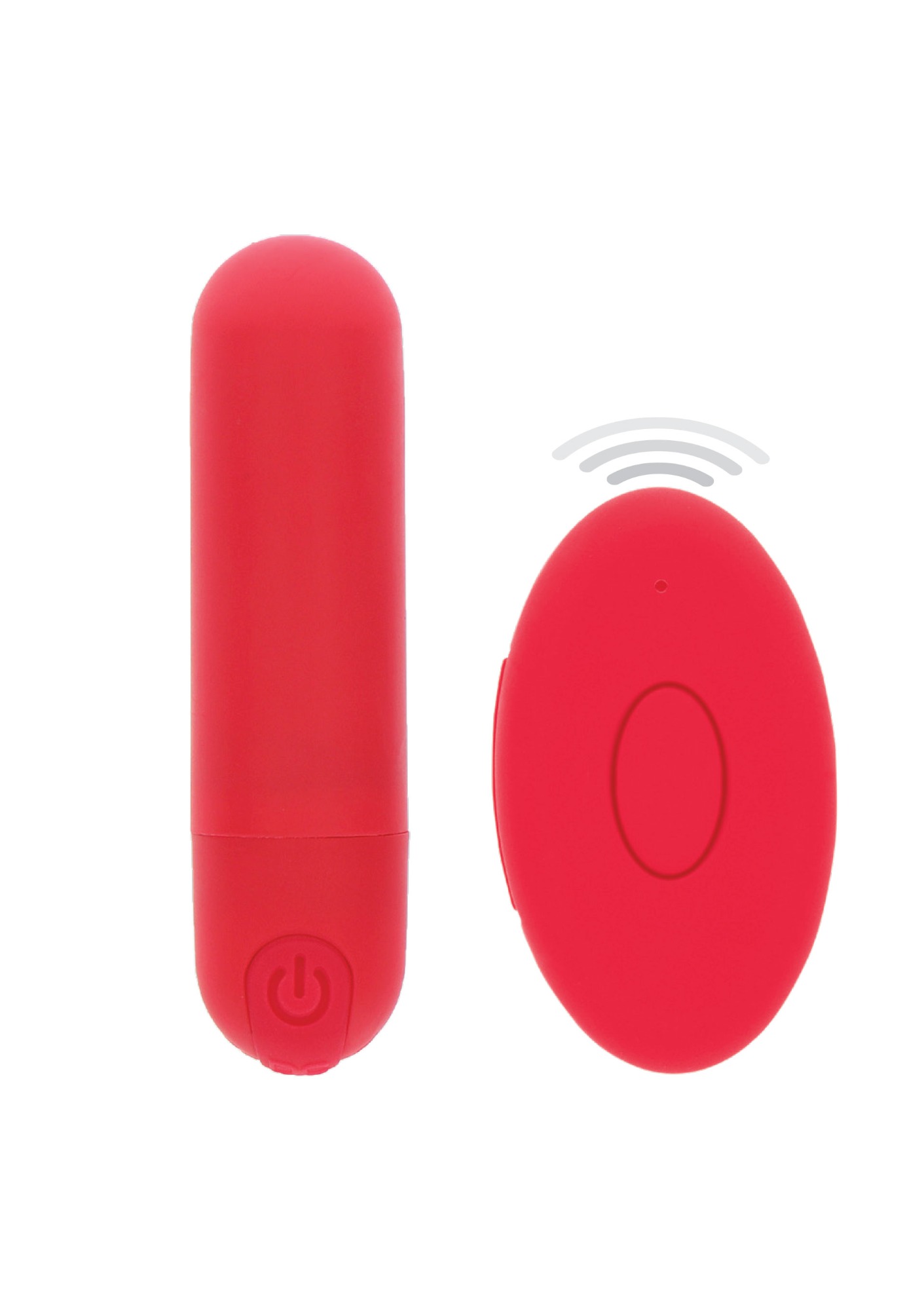 Glont Vibrator Remote Control 10 Moduri Vibratii Rosu 7.7 cm