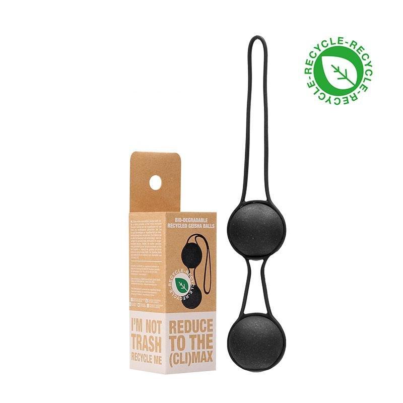 Bile Vaginale Bio-Degradable Kegel Balls Negru - 2 | YEO