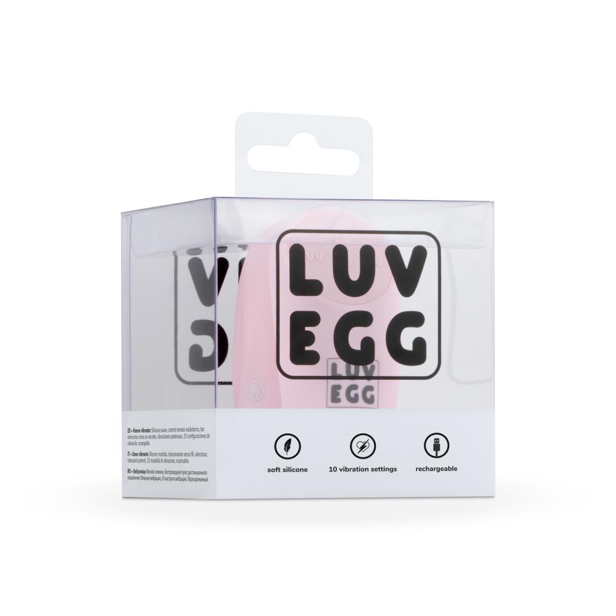 Ou Vibrator LUV EGG, Remote Control, 10  in SexShop KUR Romania