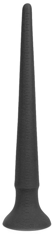 Dildo Extra Long Silicon Lichid Negru 40 cm Kiotos