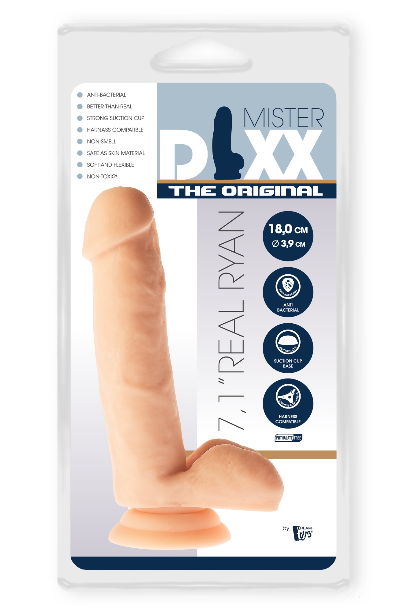 Dildo Realist Real Ryan Mister Dixx The Original 18 cm