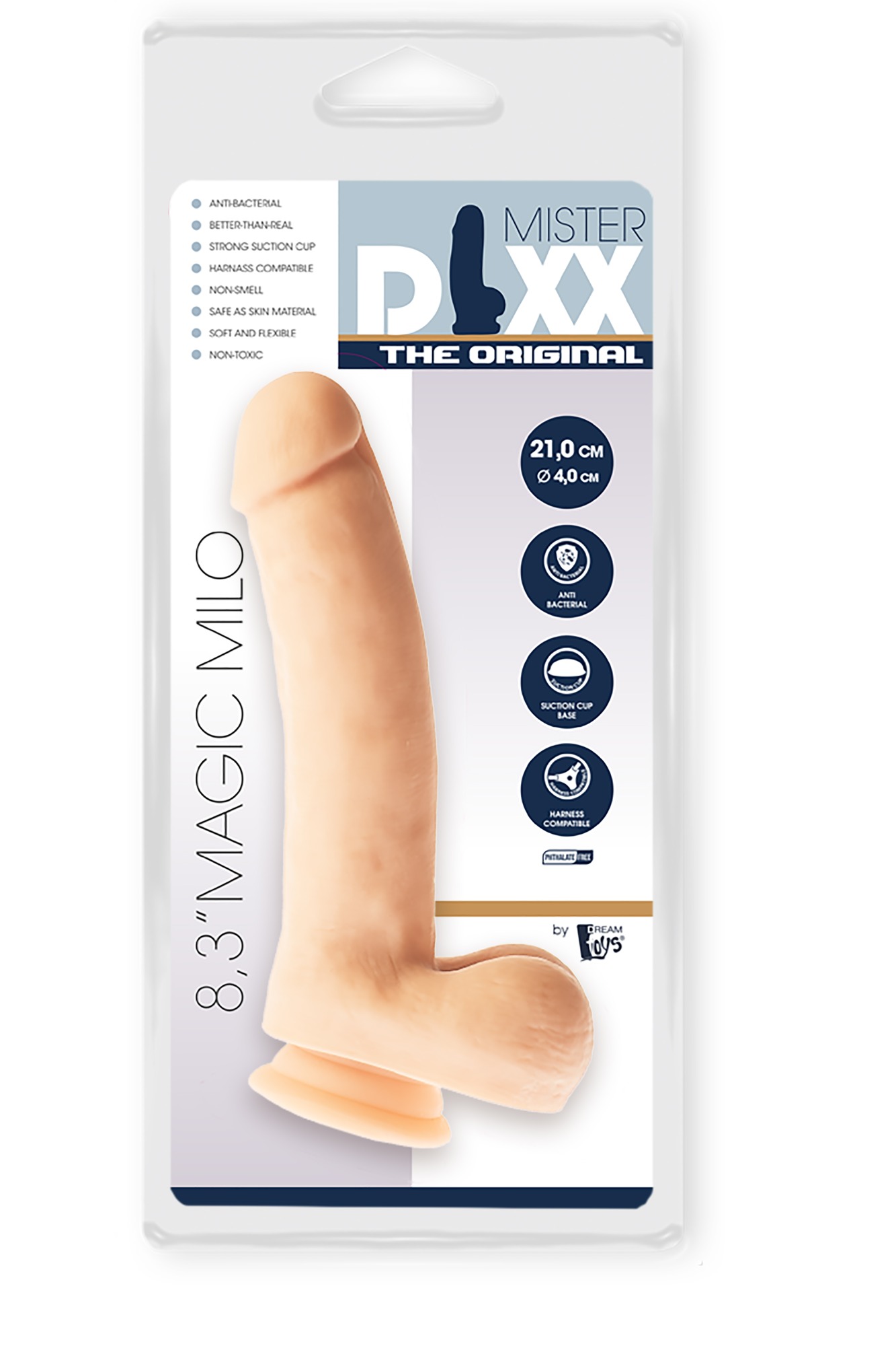 Dildo Realist magic Milo Mister Dixx The Original 21 cm