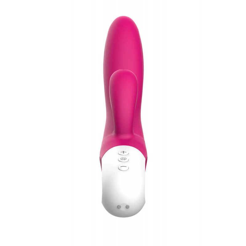 Vibrator Rabbit Bend It Plus 10 Moduri Vibratii Silicon Cerise 21.5 cm - 3 | YEO