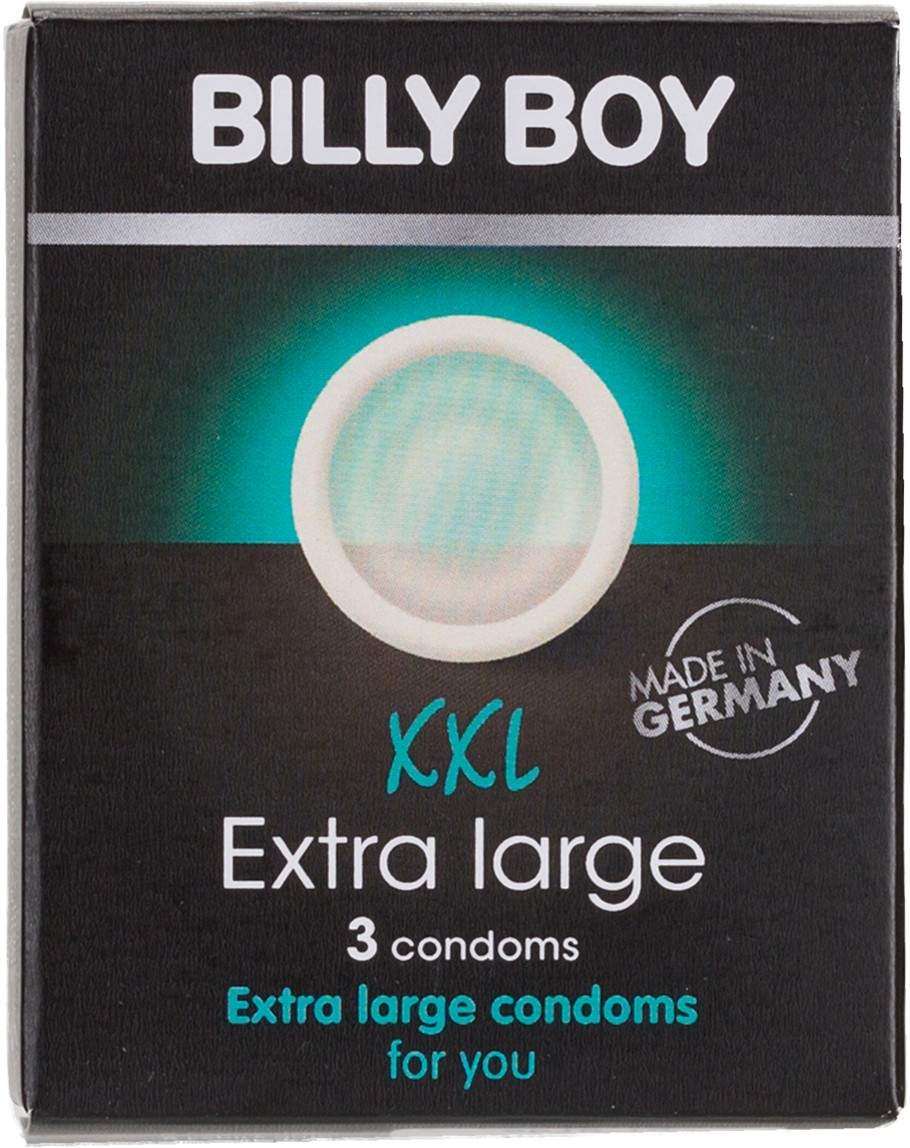 3 Prezervative Latex Billy Boy Extra Large XXL