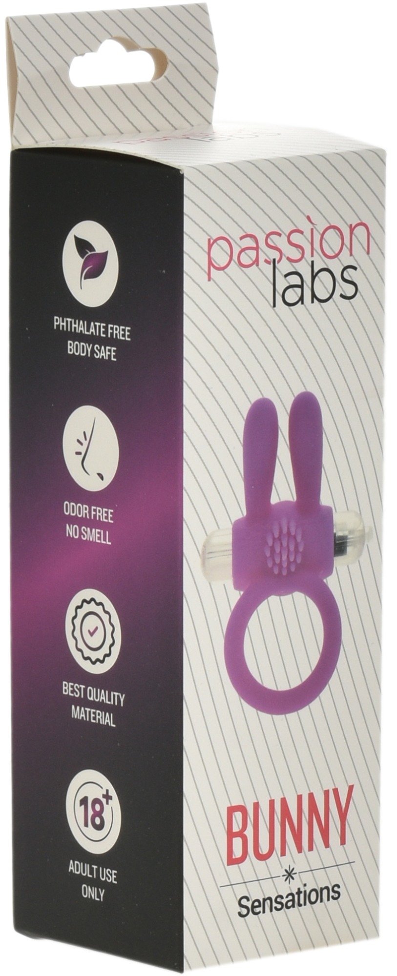 Inel de Penis Bunny cu Vibratii Roz Passion Labs