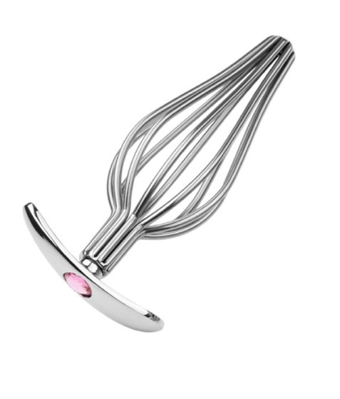 Dop Anal Medium Sexy Bars, Metal, Argint in SexShop KUR Romania