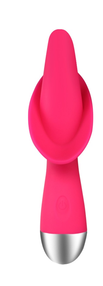 Vibrator Flower 10 Moduri Vibratii Silicon USB Fucsia Guilty Toys