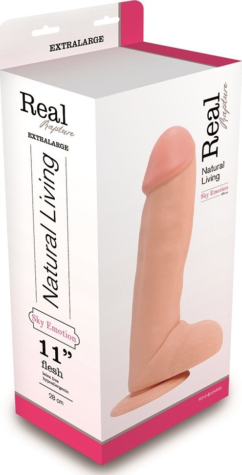 Dildo Real Rapture Emotii Adanci Natural 31 cm