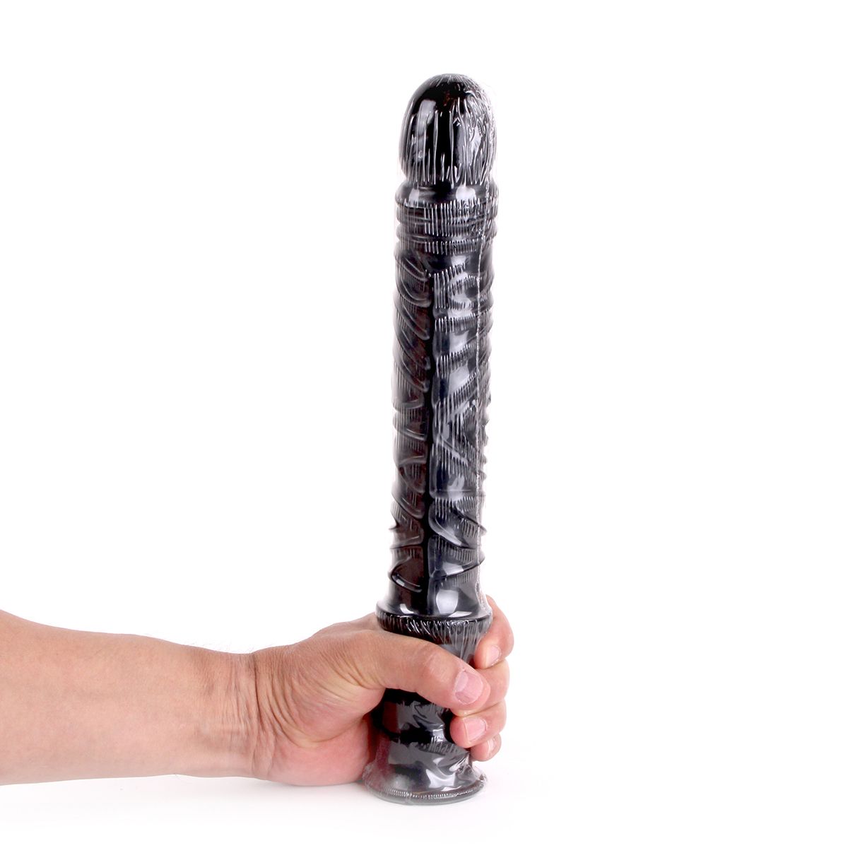 Dildo Dinoo King-Size Damocles Black 36 cm - 3 | YEO