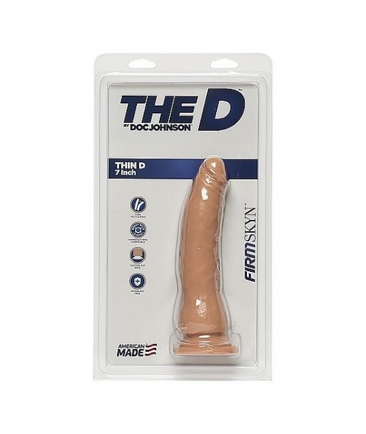 Dildo Realist Thin D FirmSkin Vanilla 20 cm