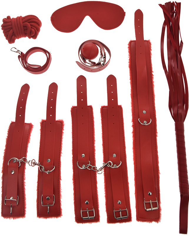 Set BDSM Obey Me Rosu JGF Toys