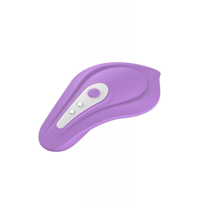 Vibrator Wearable Firefly 10 Moduri Vibratii+Incalzire Silicon Lila 9,6 cm - 3 | YEO