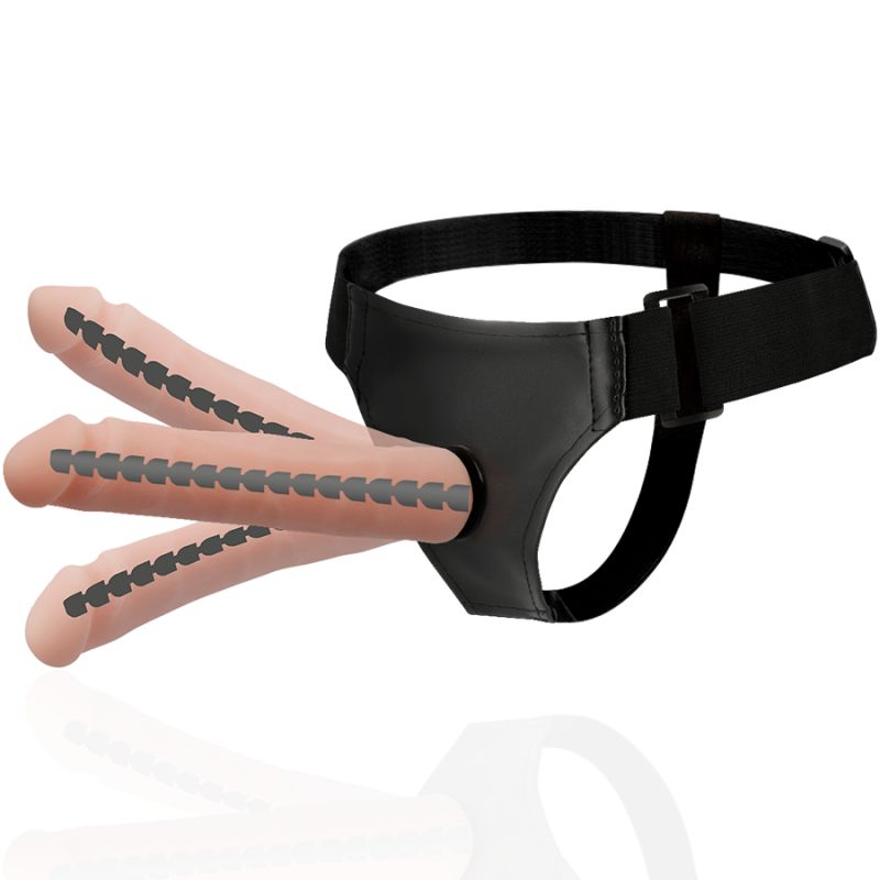 Strap On Derick pentru Femei Bendable Natural 22.5 cm - 2 | YEO