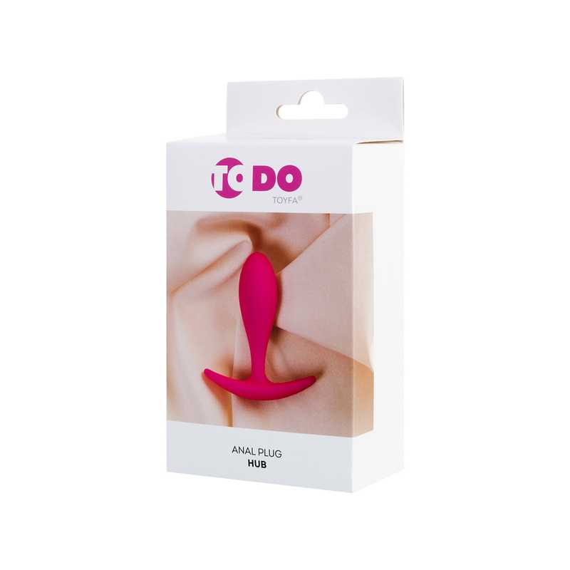 Dop Anal Mini Hub Silicon Roz 7.2 cm in SexShop KUR Romania