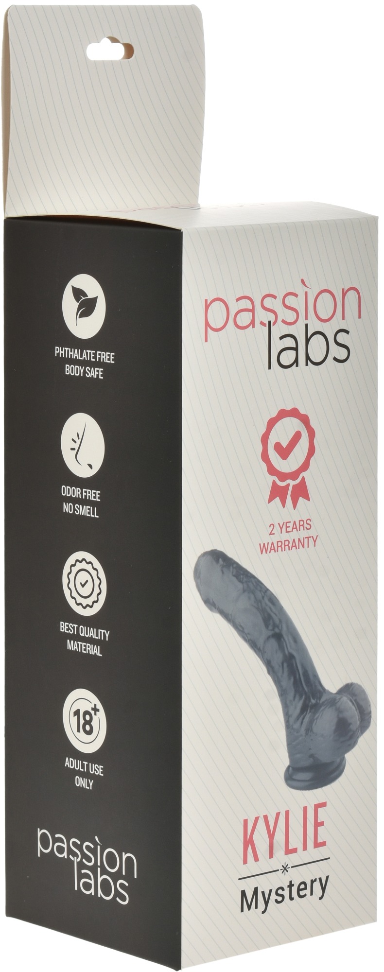 Dildo Realist Kylie Large Super Soft&Flexibil Alb 25 cm Passion Labs