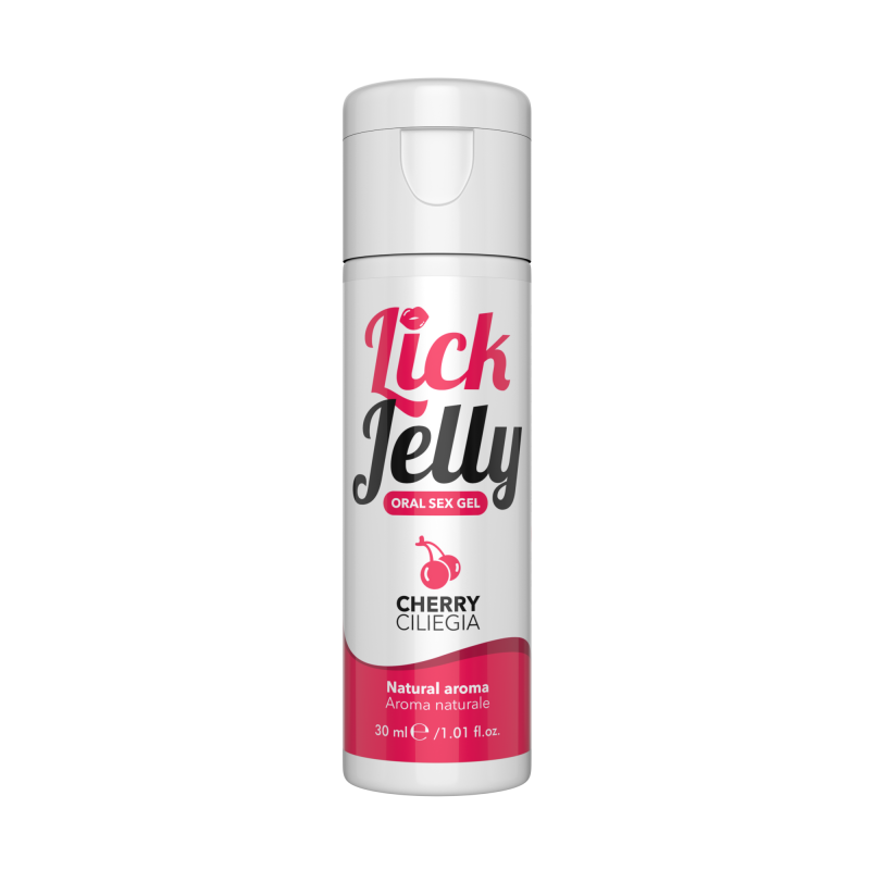 Lubrifiant comestibil Lick Jelly Cherry 30 ml