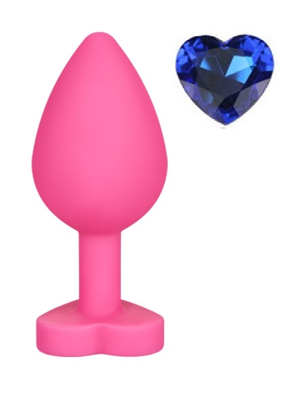 Dop Anal Brighty Large Silicon Roz/Albastru Mokko Toys