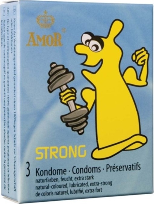 Prezervative Amor Strong 3 buc in SexShop KUR Romania