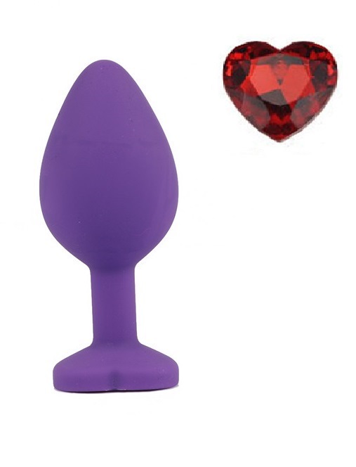 Dop Anal Brighty Small Silicon Mov/Rosu Mokko Toys