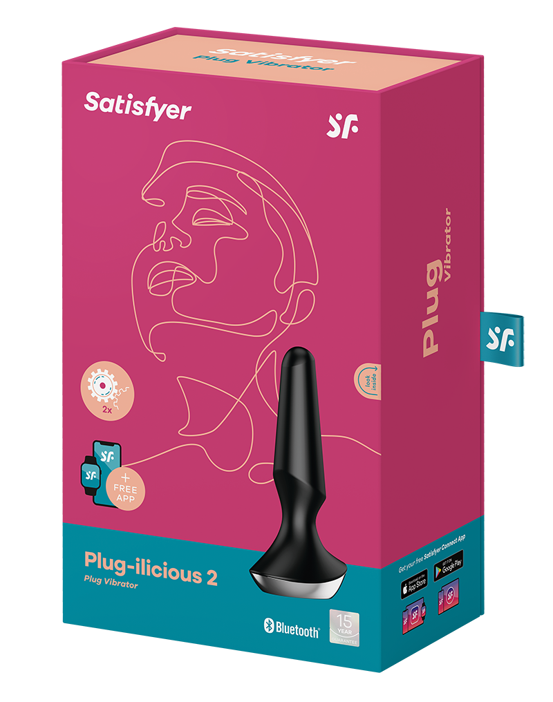 Dop Anal Plug-ilicious Satisfyer 2 Black in SexShop KUR Romania