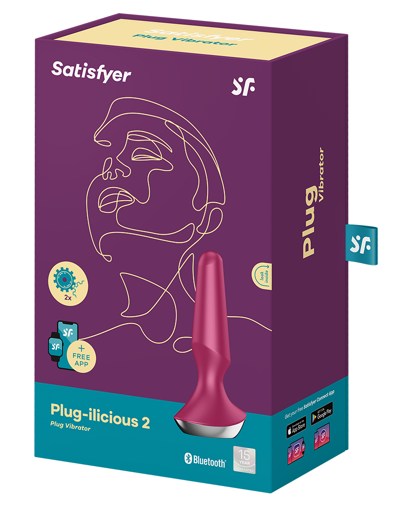 Dop Anal Plug-ilicious Satisfyer 2 Berry in SexShop KUR Romania