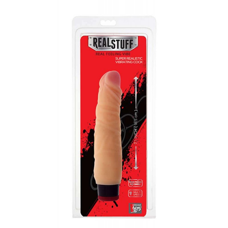 Vibrator Realist Multispeed Real Stuff 22 cm