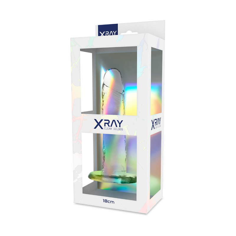 Dildo Realist Xray cu Ventuza Transparen in SexShop KUR Romania