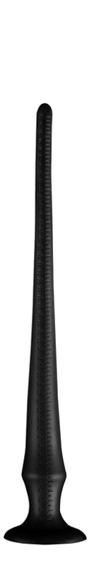 Dildo Super Long Spear Silicon Lichid Super Soft Negru 52 cm, #1, Erotic24.ro