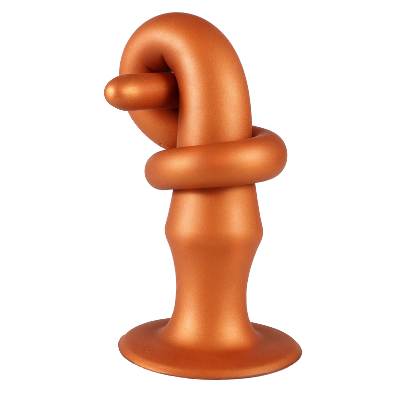 Dildo Long Spear Silicon Lichid Super Soft Auriu 43 cm Guilty Toys, #4, Erotic24.ro