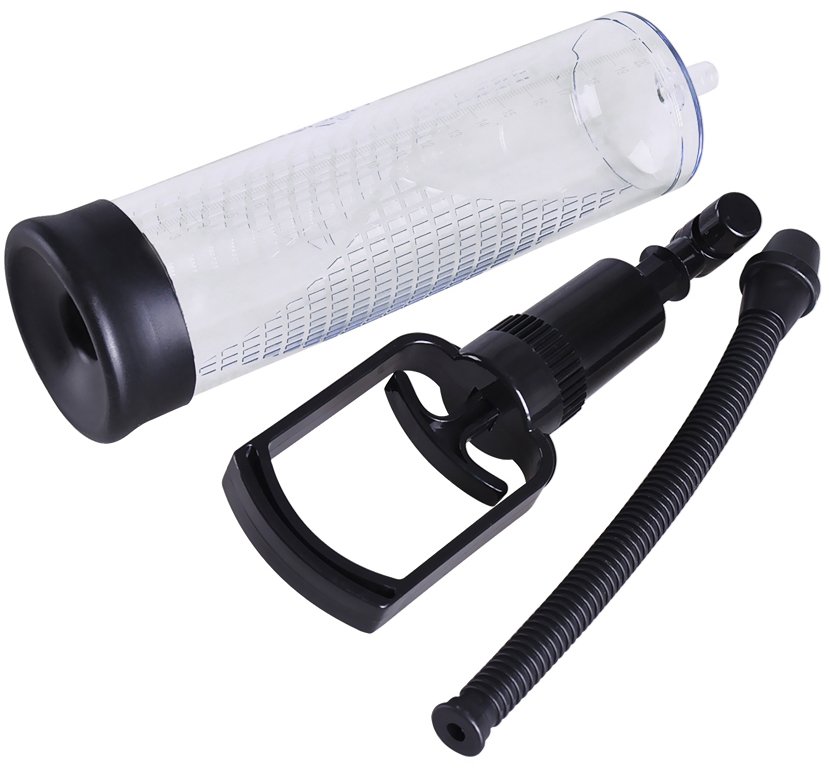 Pompa Pentru Marirea Penisului cu Maneta Enlargement PowerUp Transparent, Nr. 7, Erotic24.ro
