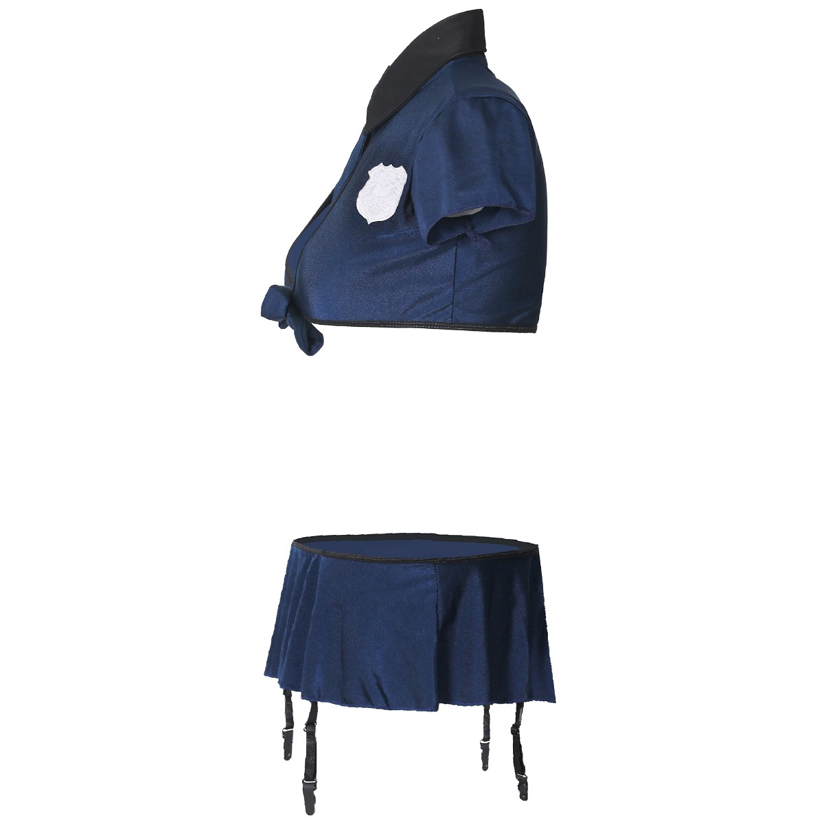 Uniforma Politista Provocatoare Albastru M, #8, Erotic24.ro