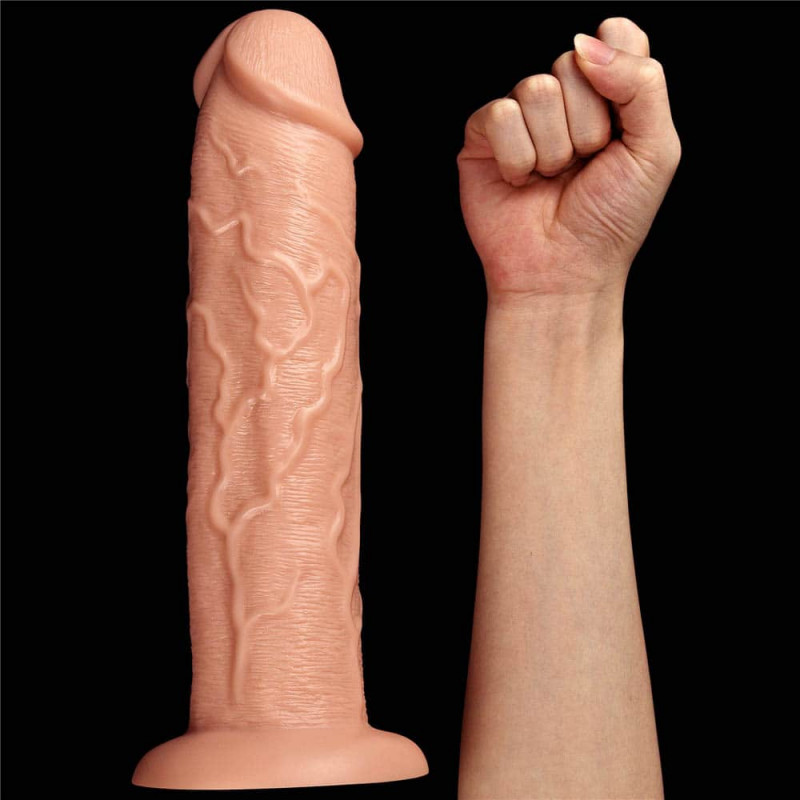 Dildo Realist King-Sized Long Natural 27 cm, #7, Erotic24.ro