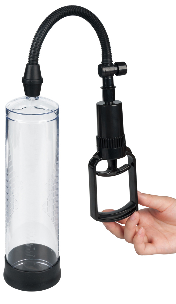 Pompa Pentru Marirea Penisului cu Maneta Enlargement PowerUp Transparent, Nr. 9, Erotic24.ro