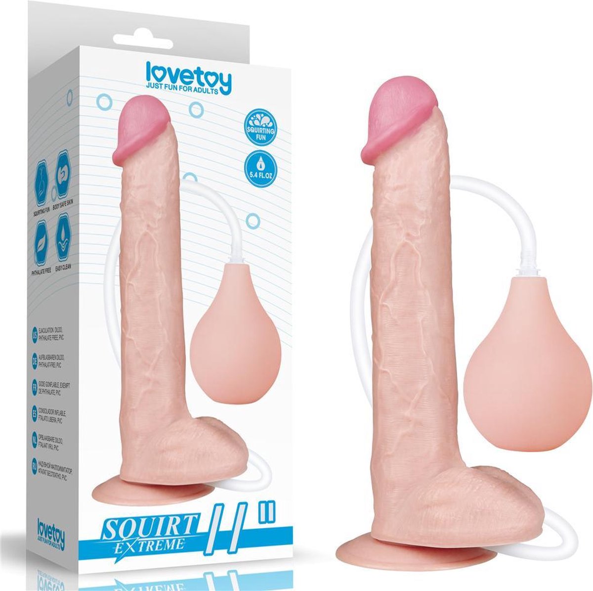 Dildo cu Ejaculare Squirt Extreme 29 cm