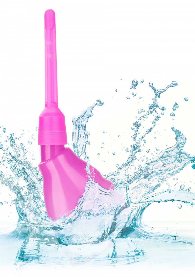 Irigator Vaginal si Anal Ultimate Douche Roz, #7, Erotic24.ro