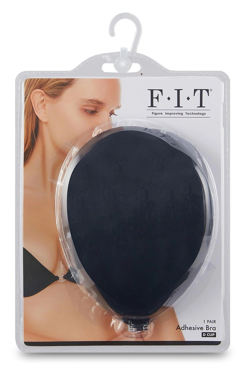 Cupe Adezive fara Bretele, Interior cu Silicon, Cupa B, Negru, #2, Erotic24.ro