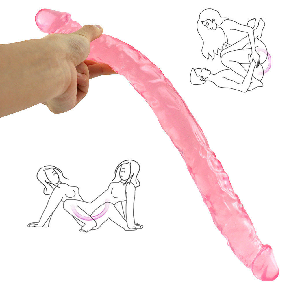 Dildo Realist Dublu Marya 40 cm Roz Guilty Toys, Nr. 1, Erotic24.ro