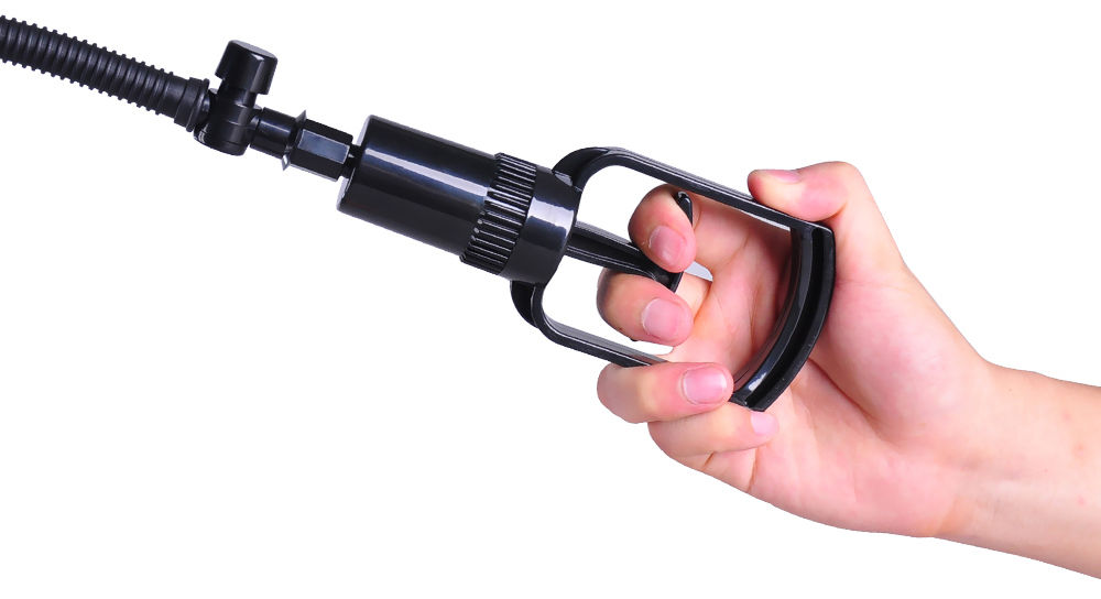 Pompa Pentru Marirea Penisului cu Maneta Enlargement PowerUp Transparent, Nr. 5, Erotic24.ro