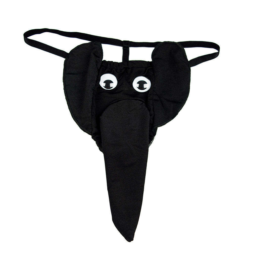 Chiloti Sexy Tanga Elefant Negri S/L in SexShop KUR Romania