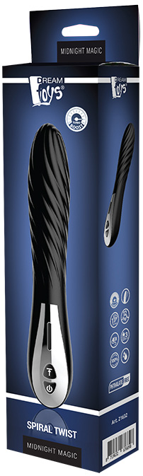 Vibrator Spiral Twist Midnight Magic, #2, Erotic24.ro