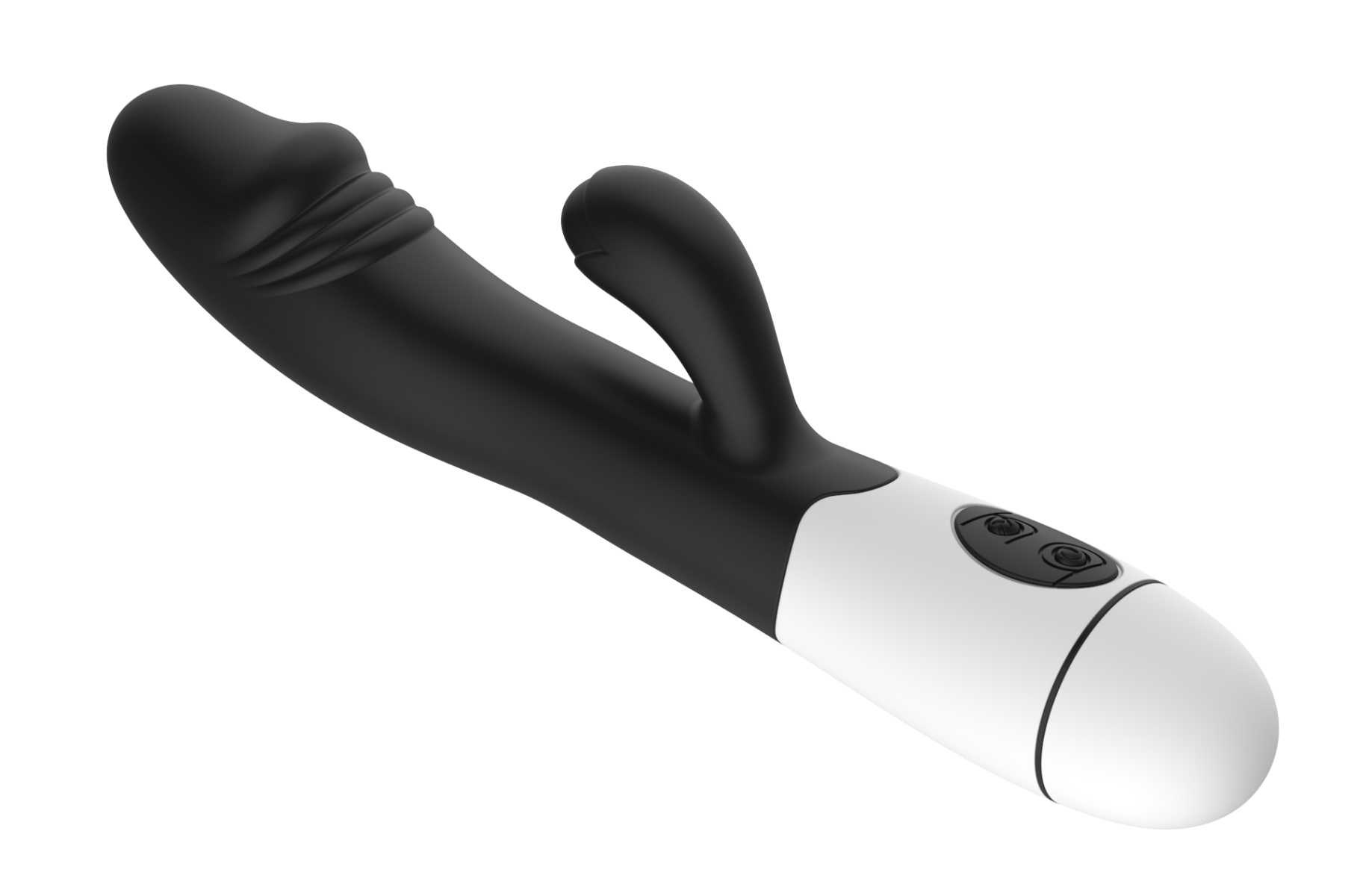 Vibrator Iepuras Amy 20 cm USB 30 Moduri Vibratii Negru Passion Labs, Nr. 6, Erotic24.ro